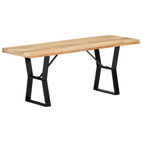 VidaXL Klop iz trdnega mangovega lesa 110 cm Slike