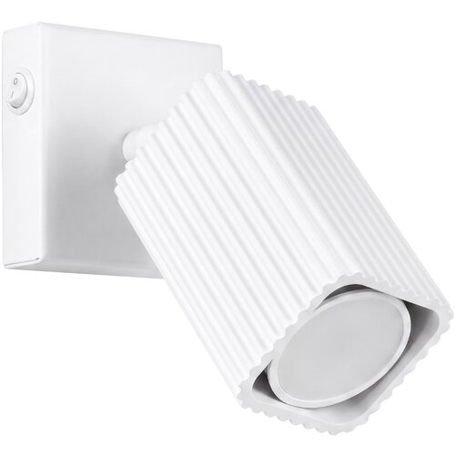 Sollux Lighting Stenska svetilka RAYO bela s stikalom, (5000499387) Cene