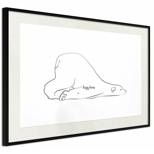  Poster - Resting Polar Bear 60x40
