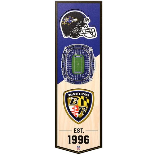 Drugo Baltimore Ravens 3D Stadium Banner slika Slike