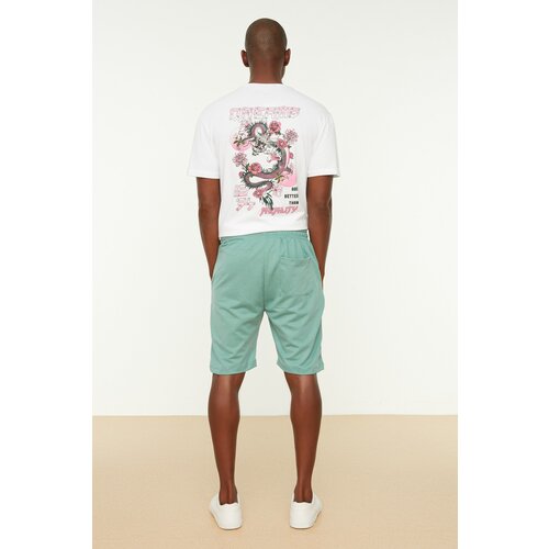 Trendyol Shorts - Green - Normal Waist Slike
