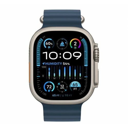 Apple Watch Ultra 2 GPS MREG3SE/A + Cellular, 49mm Titanium Case with Blue Ocean Band Slike