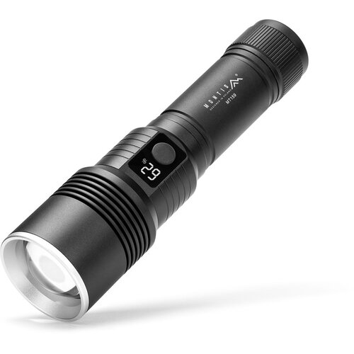 MONTIS Taktyczna ręczna latarka akumulatorowa LED MT159 Black Hand flashlight Cene