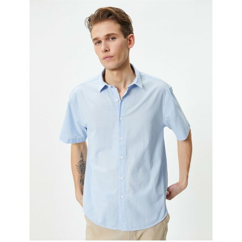 Koton Summer Shirt Short Sleeve Classic Collar Buttoned Slike