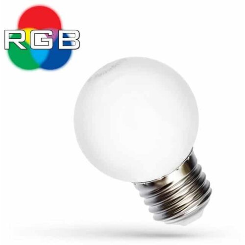 Spectrum RGB LED žarnica - sijalka E27 1W mini Slike