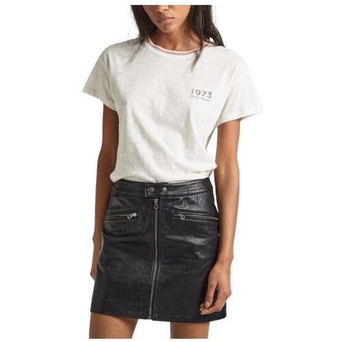 PepeJeans Majice s kratkimi rokavi - Bela Cene
