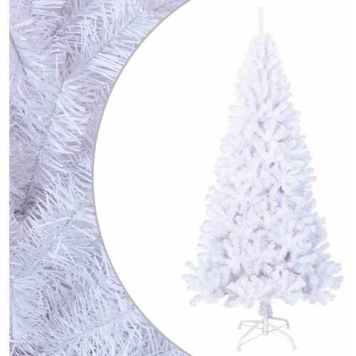  Umjetno božićno drvce s gustim granama bijelo 180 cm PVC Cene