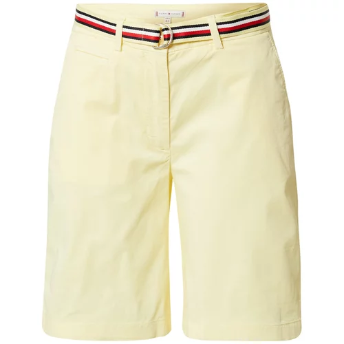 Tommy Hilfiger Chino hlače pastelno žuta