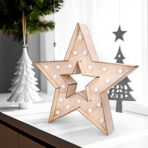  Brilagi - LED božićna dekoracija LED/2xAA 38x40 cm zvezda Slike