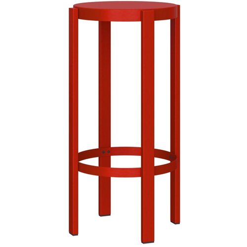 noo.ma Crvena željezna barska stolica (visine sjedala 75 cm) Doon &ndash; Cijene