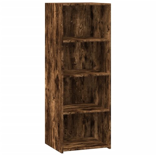 Maison Chic Visoka omara - Komoda - Predalnik dimljeni hrast 45x41x124 cm inženirski les, (21721773) Slike