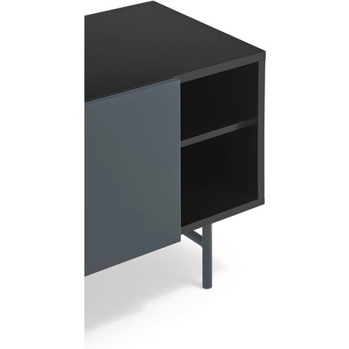 Teulat Crna/antracitno siva TV komoda 180x56 cm Nube &amp;ndash; Slike