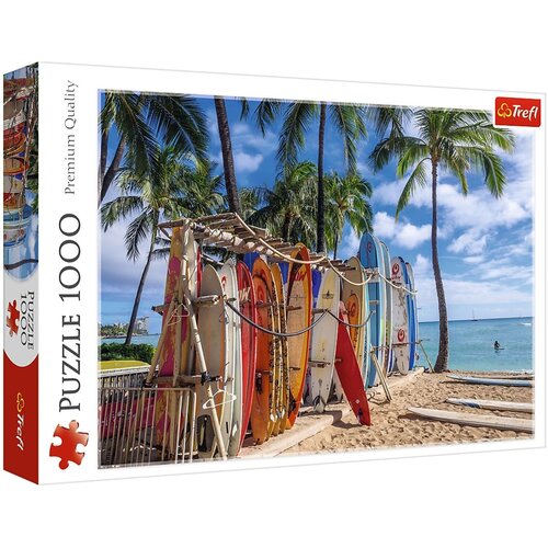 Trefl puzzle waikiki beach/ hawai - 1.000 delova Slike