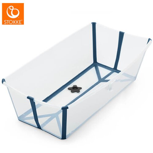 Stokke kad Flexi bath X-large transparent blue Cene