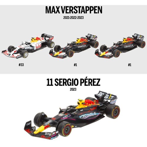  Set od 4 metalna autića F1 Red Bull, mjerilo 1:43 Slike