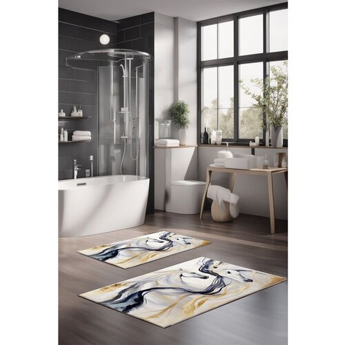  CT-5419 multicolor bathmat set (2 pieces) Cene