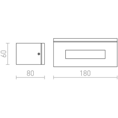 Red Design Rendl-R10439 - Spolja&amp;scaron;nja zidna svetiljka WOOP 1xR7s/48W/230V IP54 Slike