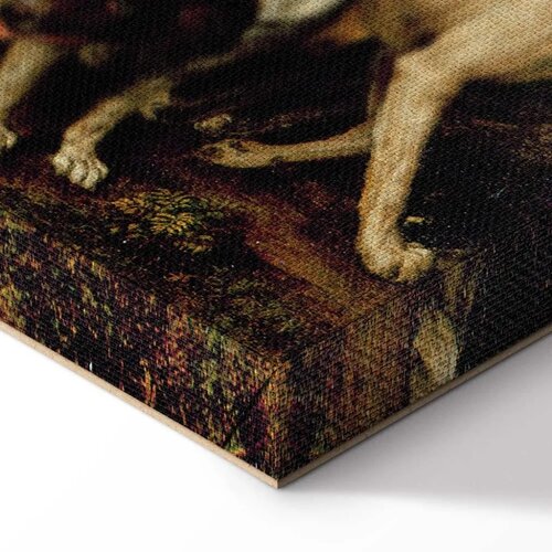  Slika - Titian &amp;ndash; Venus and Adonis 40x40 Akustična Slike