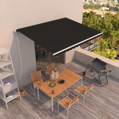  Tenda na automatsko uvlačenje 450 x 350 cm antracit Cijene