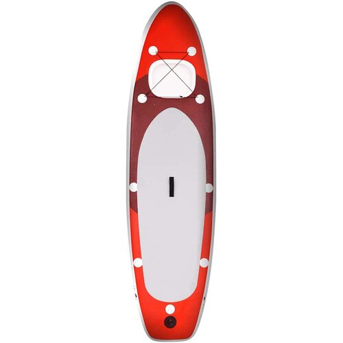 VidaXL Set daske za veslanje stojeći na napuhavanje crveni 330x76x10cm Slike