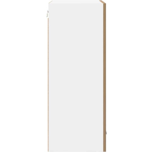 VidaXL viseći ormarić riga umjetnički hrast i bijela 50 x 31 x 80 cm Slike