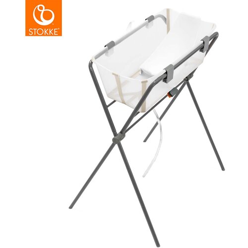Stokke dječja kada flexi bath&reg; sandy beige + umetak za novorođenče + sklopivi stalak za kadu flexi bath&reg; grey Cijene