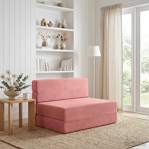 SOFA na razvlačenje Ružičasta 70 x 72 x 60 cm Tkanina Cene