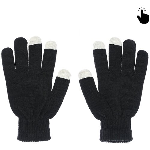  Rukavice za touch screen RY M (22cm) crno bele Slike