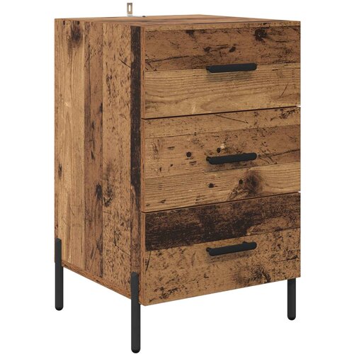  Noćni ormar Staro drvo 40 x 40 x 66 cm Konstruirano drvo Slike