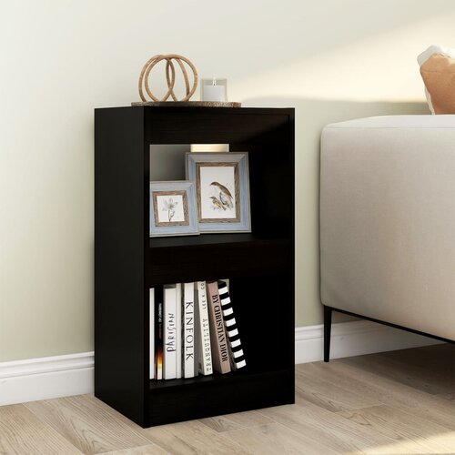 VidaXL Ormarić za knjige / sobna pregrada crni 40 x 30 x 72 cm Slike