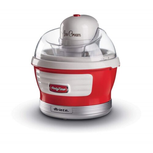 Ariete 0643/00 Tradicionalni aparati za sladoled 1,5 L 12 W Crveno, Bijelo Slike