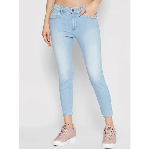Wrangler Jeans hlače Body Bespoke W28MZI29F Modra Skinny Fit