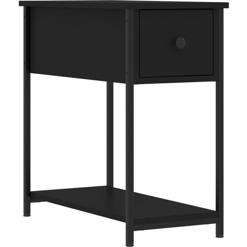 Maison Chic Nočna omarica - Nočna miza črna 30x60x60 cm inženirski les, (21689922) Cene