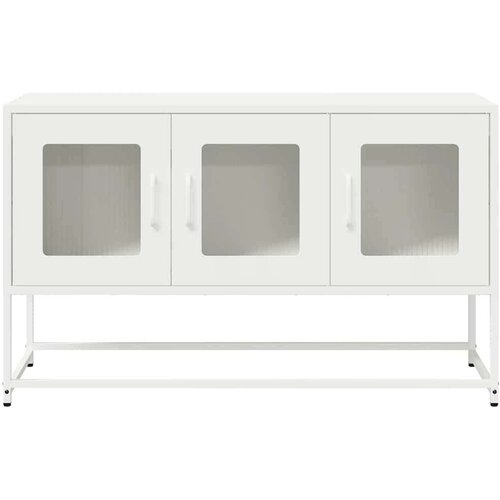 VidaXL TV ormarić bijeli 100,5x39x60,5 cm hladno valjani čelik Slike