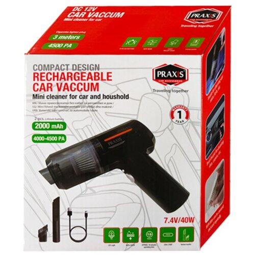 Praxis Usisivač za aut DC 12V 7.4V/40W Cene