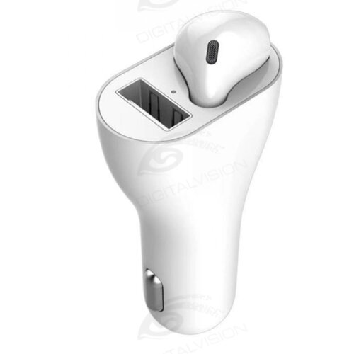  Auto punjač sa bluetooth slu&amp;scaron;alicom, Beli Slike