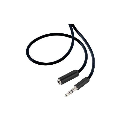 SpeaKa Professional JACK audio produžni kabel [1x JACK utikač 3.5 mm - 1x JACK utičnica 3.5 mm] 1 m crn SuperSoft Cijene