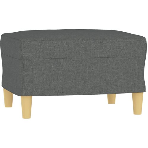  3-dijelni set sofa s jastucima tamnosivi od tkanine Slike