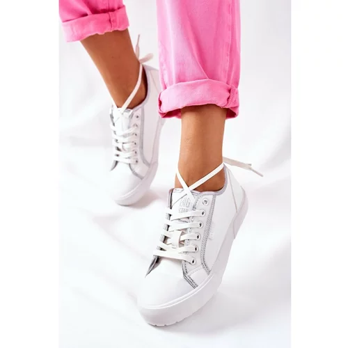 Kesi Women's Leather Sneakers BIG STAR II274055 White