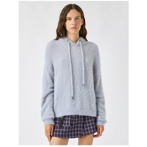 Koton Hooded Feather Sweater Slike