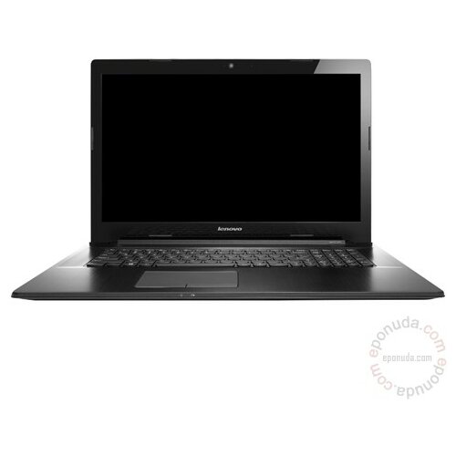 Lenovo G70-70 Core i3-4005U 1.7GHz/3MB 4GB DDR3 1TB 17.3'' HD+ (1600x900) LED Glossy 1.0MP DVDRW GF-GT820M/2GB Lan WlanBGN BT4.0 4-1 USB-3.0 HDMI NumPad 4-Cell DOS (Black), 80HW0080YA laptop Slike
