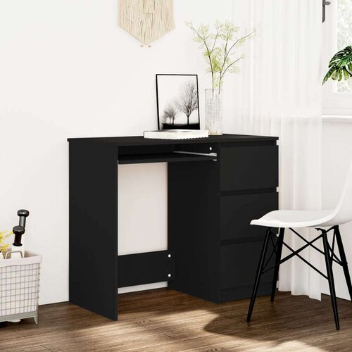  Radni stol crni 90 x 45 x 76 cm od iverice Cijene