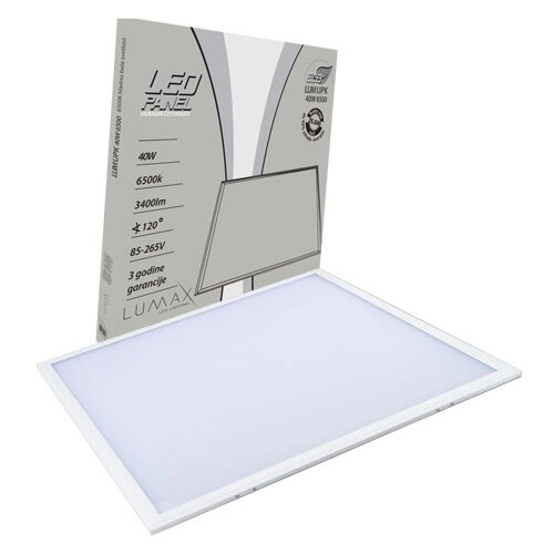 Lumax Led Panel LUMUPK-40W 4000K Ugradni-Cetvrtasti 60x60 3400 lm Slike