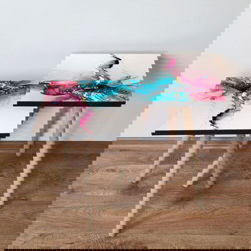 Hanah home 2Shp102 - multicolor multicolor nesting table (2 pieces) Cene