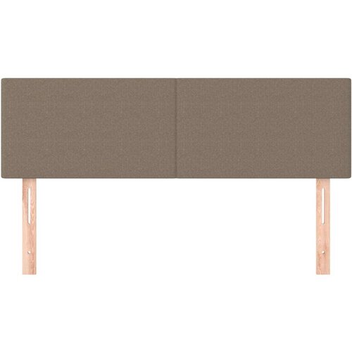  Uzglavlja 2 kom smeđesiva 72 x 5 x 78/88 cm od tkanine Slike