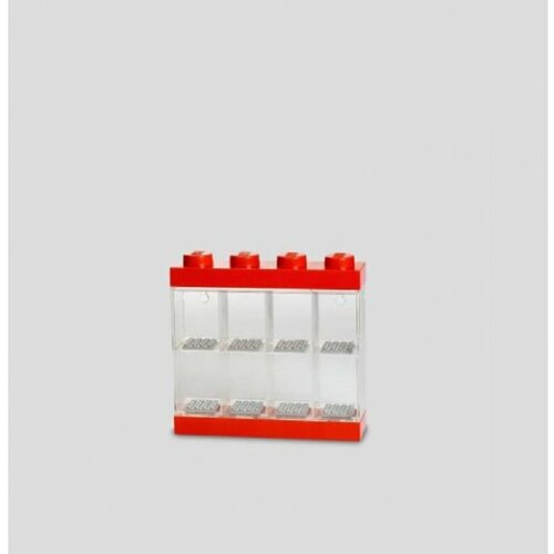 Lego izložbena polica za 8 minifigura: crvena Slike