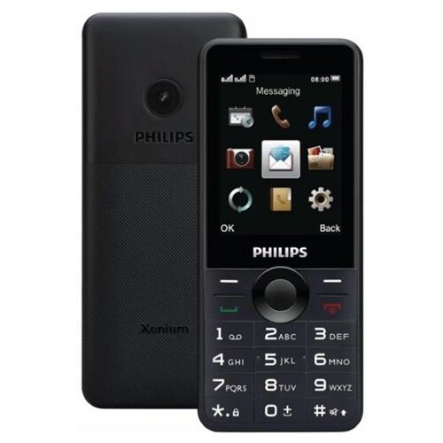 Philips E168 Xenium Dual Sim black mobilni telefon Slike