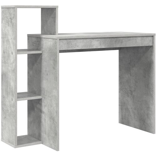 vidaXL Pisalna miza Betonsko siva Cene