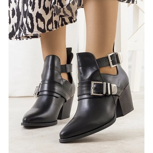 D/CEO Black wedge heeled boots Etylioo Slike