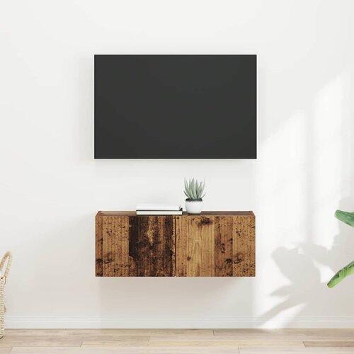 vidaXL TV stenska omara 2 pcs Star les 60 x 31 x 29.5 cm Cene